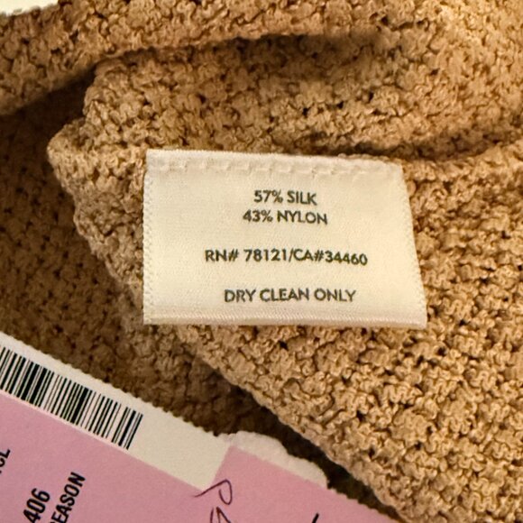 NEW Eileen Fisher Ginger Textured Top | Minimalist Classic - Picture 4 of 4